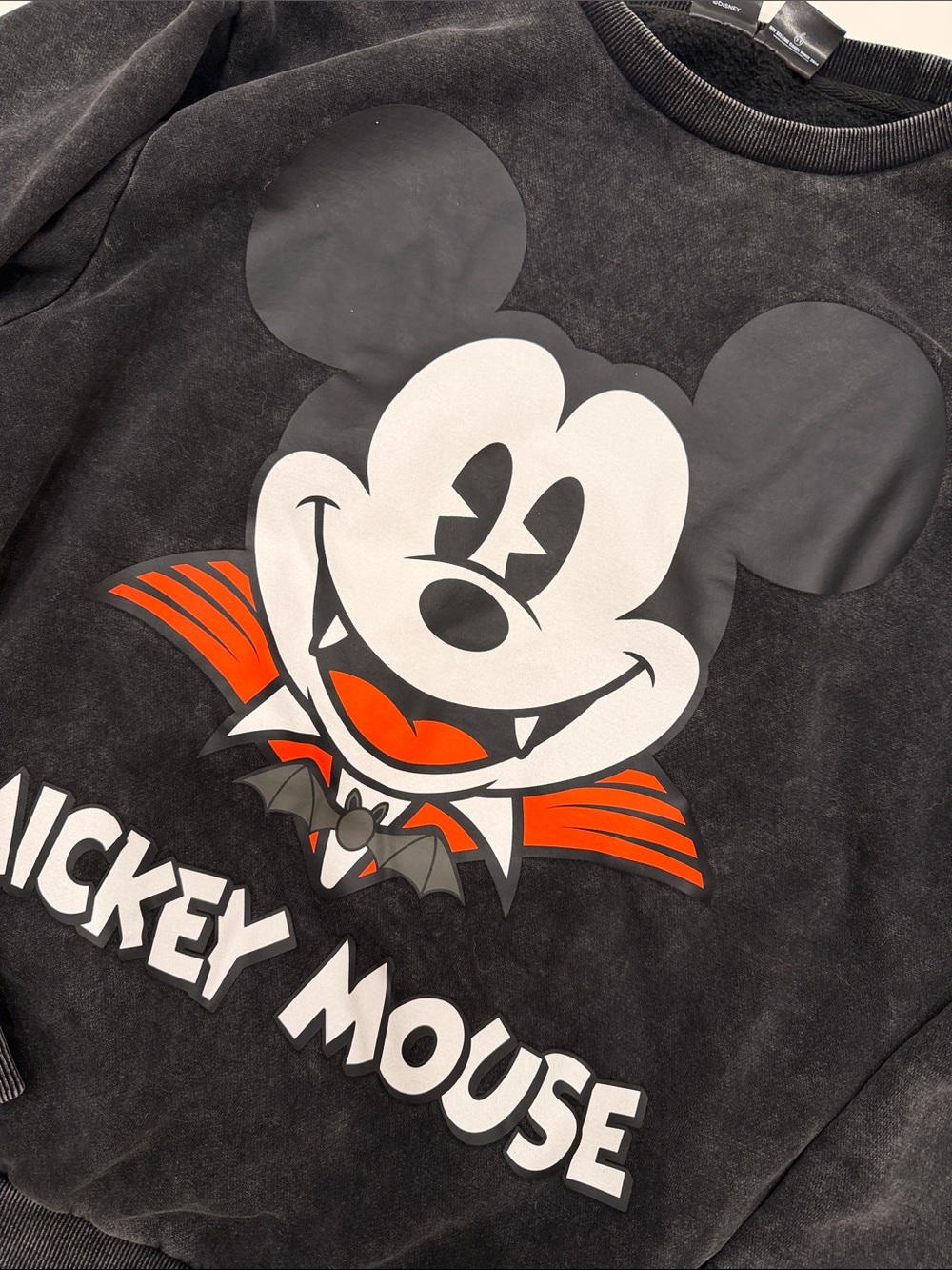Cakeworthy x Disney vampire Mickey Mouse Crewneck Sweatshirt - Picture 2 of 3